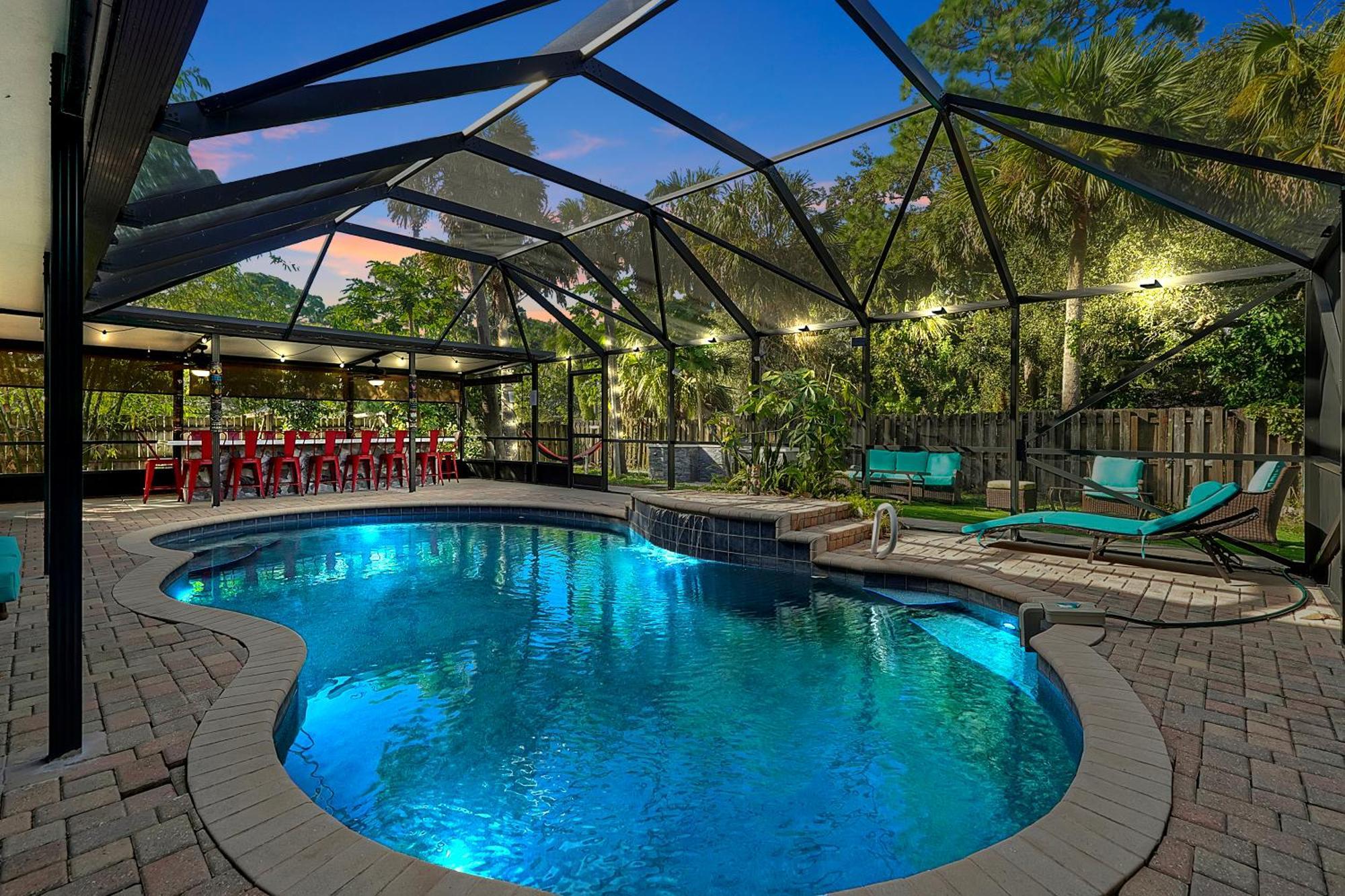 Villa Poolside Cocoa Oasis W/ Tiki Bar! Frontenac Exterior foto